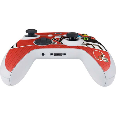 NFL Cleveland Browns Zone Block Xbox Series S Controller Skin