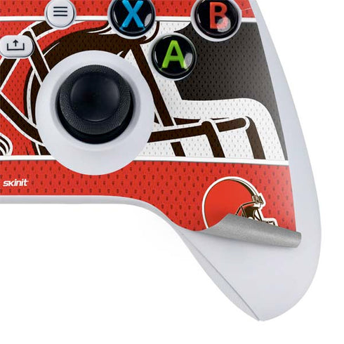 NFL Cleveland Browns Zone Block Xbox Series S Controller Skin