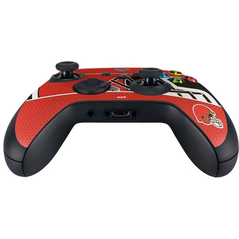 NFL Cleveland Browns Zone Block Xbox Series X Controller Skin