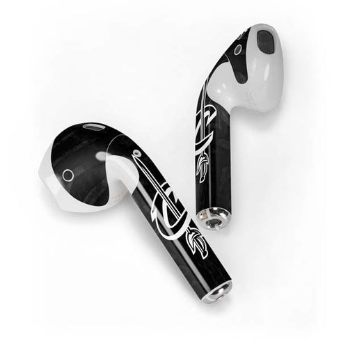 NBA Cleveland Cavaliers Black Animal Print Apple AirPods Skin