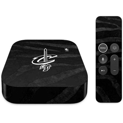 NBA Cleveland Cavaliers Black Animal Print Apple TV Skin