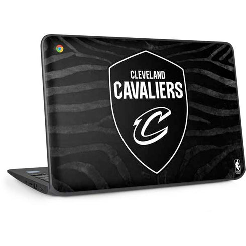 NBA Cleveland Cavaliers Black Animal Print HP Chromebook Skin