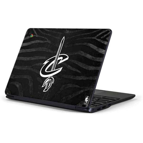 NBA Cleveland Cavaliers Black Animal Print Samsung Chromebook Skin