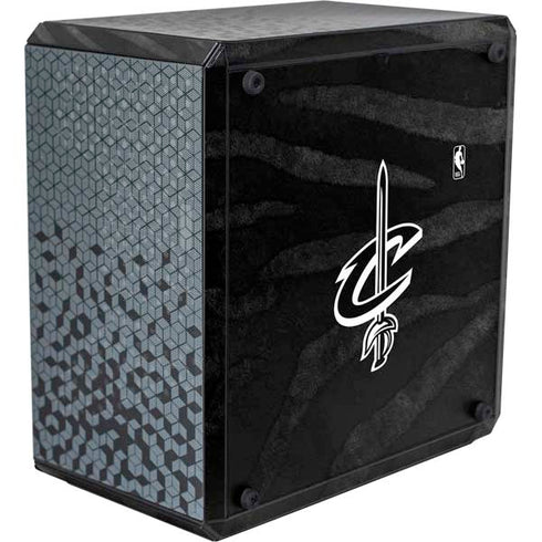 NBA Cleveland Cavaliers Black Animal Print Cooler Master MasterBox Q300L Mini Tower Skin