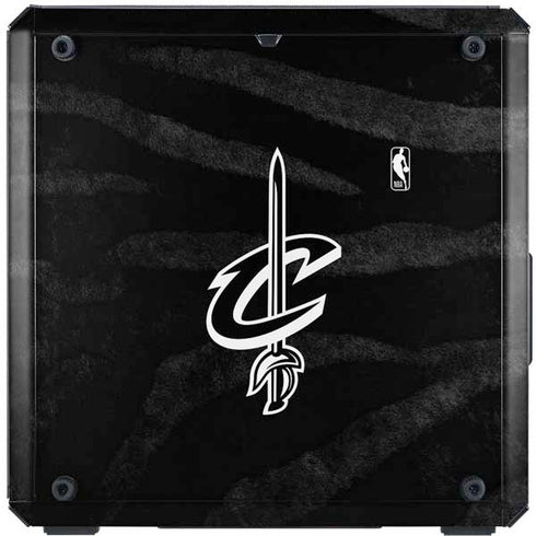 NBA Cleveland Cavaliers Black Animal Print Cooler Master MasterBox Q300L Mini Tower Skin
