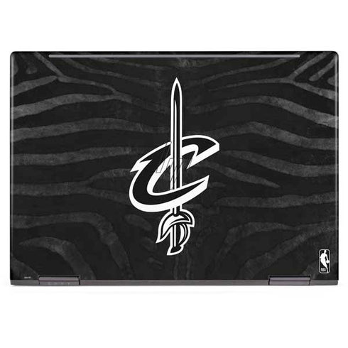 NBA Cleveland Cavaliers Black Animal Print HP Envy Skin