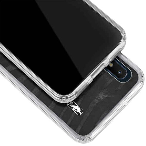 NBA Cleveland Cavaliers Black Animal Print Galaxy A10e Clear Case