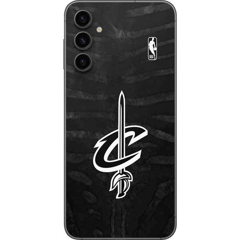 NBA Cleveland Cavaliers Black Animal Print Galaxy A14 5G Skin