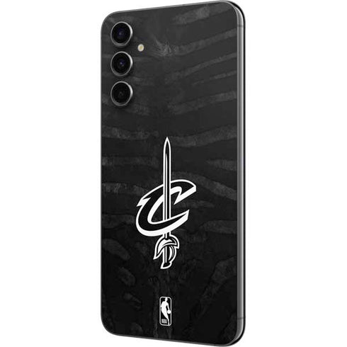 NBA Cleveland Cavaliers Black Animal Print Galaxy A14 5G Skin
