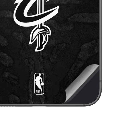 NBA Cleveland Cavaliers Black Animal Print Galaxy A14 5G Skin