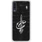 NBA Cleveland Cavaliers Black Animal Print Galaxy A50 Clear Case