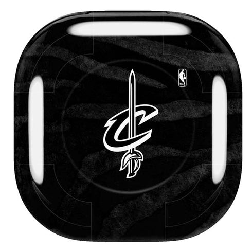 NBA Cleveland Cavaliers Black Animal Print Galaxy Buds Pro Skin