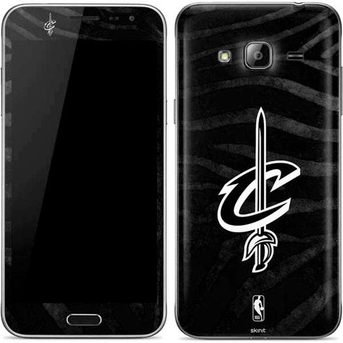 NBA Cleveland Cavaliers Black Animal Print Galaxy J3 Skin