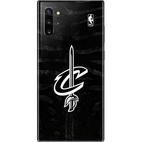 NBA Cleveland Cavaliers Black Animal Print Galaxy Note 10 Plus Skin