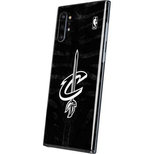 NBA Cleveland Cavaliers Black Animal Print Galaxy Note 10 Plus Skin