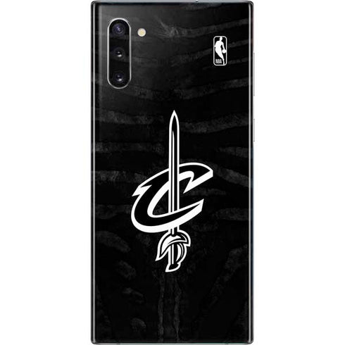 NBA Cleveland Cavaliers Black Animal Print Galaxy Note 10 Skin