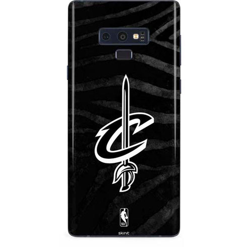 NBA Cleveland Cavaliers Black Animal Print Galaxy Note 9 Skin