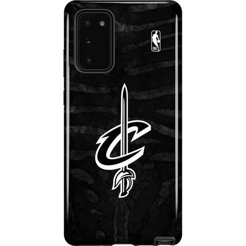 NBA Cleveland Cavaliers Black Animal Print Galaxy Note20 5G Pro Case