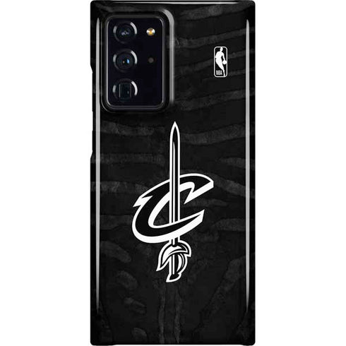 NBA Cleveland Cavaliers Black Animal Print Galaxy Note20 Ultra 5G Lite Case