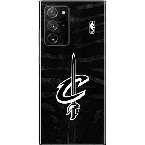 NBA Cleveland Cavaliers Black Animal Print Galaxy Note20 Ultra 5G Skin