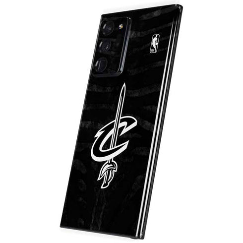 NBA Cleveland Cavaliers Black Animal Print Galaxy Note20 Ultra 5G Skin