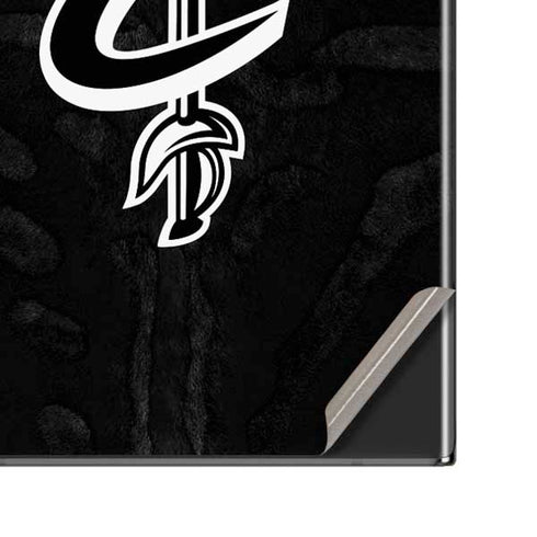 NBA Cleveland Cavaliers Black Animal Print Galaxy Note20 Ultra 5G Skin