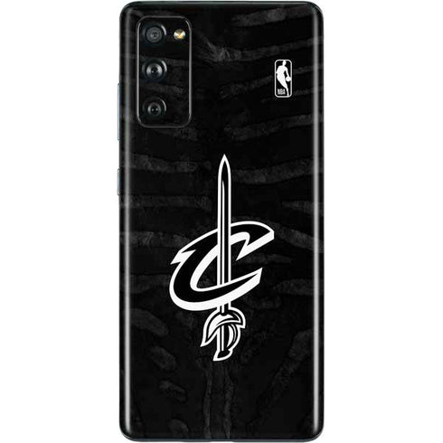 NBA Cleveland Cavaliers Black Animal Print Galaxy S20 Fan Edition Skin