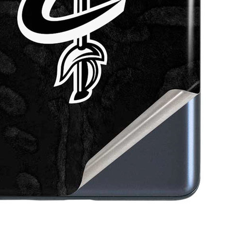 NBA Cleveland Cavaliers Black Animal Print Galaxy S20 Fan Edition Skin