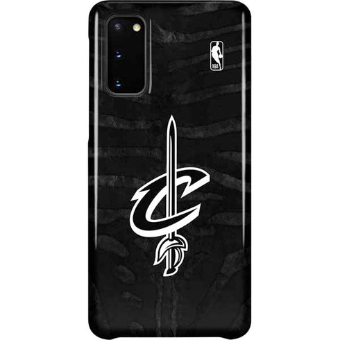 NBA Cleveland Cavaliers Black Animal Print Galaxy S20 Lite Case