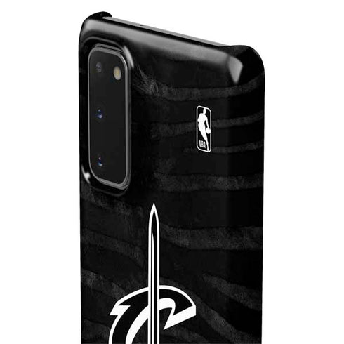 NBA Cleveland Cavaliers Black Animal Print Galaxy S20 Lite Case