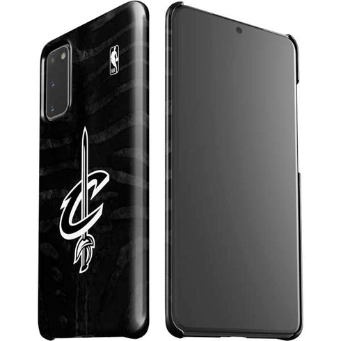 NBA Cleveland Cavaliers Black Animal Print Galaxy S20 Lite Case