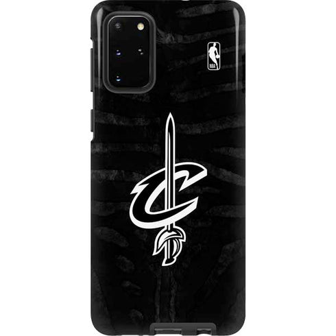 NBA Cleveland Cavaliers Black Animal Print Galaxy S20 Plus Pro Case