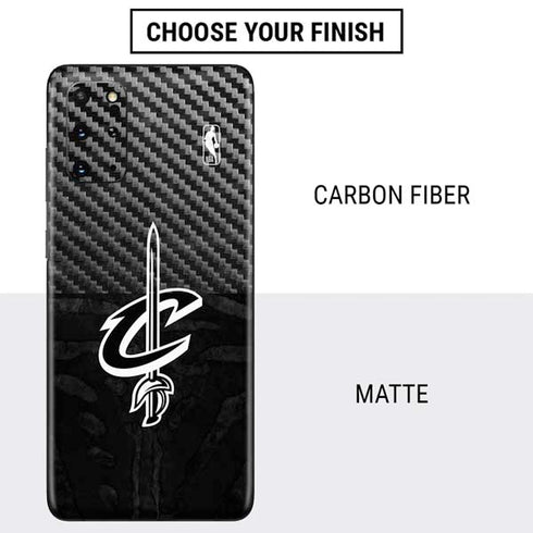 NBA Cleveland Cavaliers Black Animal Print Galaxy S20 Plus Skin