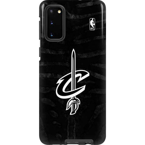 NBA Cleveland Cavaliers Black Animal Print Galaxy S20 Pro Case