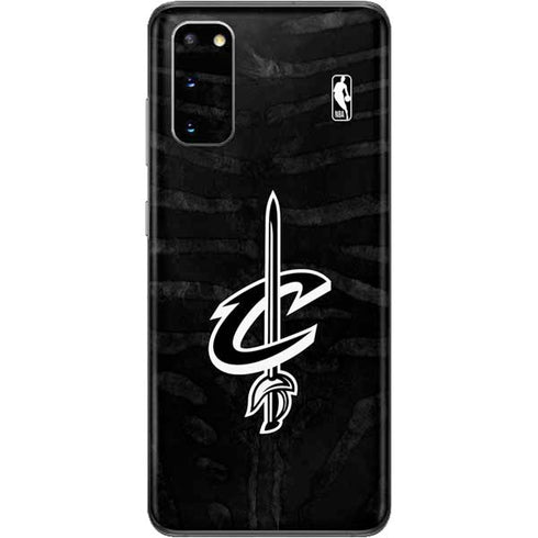 NBA Cleveland Cavaliers Black Animal Print Galaxy S20 Skin