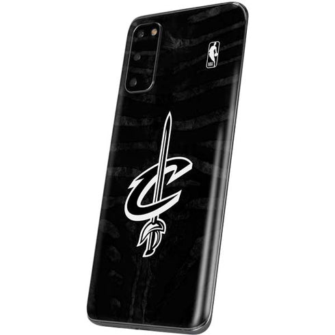 NBA Cleveland Cavaliers Black Animal Print Galaxy S20 Skin