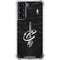 NBA Cleveland Cavaliers Black Animal Print Galaxy S21 5G Clear Case