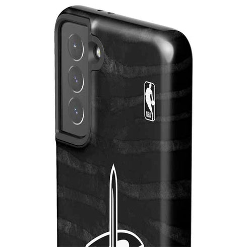 NBA Cleveland Cavaliers Black Animal Print Galaxy S21 5G Pro Case