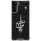 NBA Cleveland Cavaliers Black Animal Print Galaxy S21 FE Clear Case