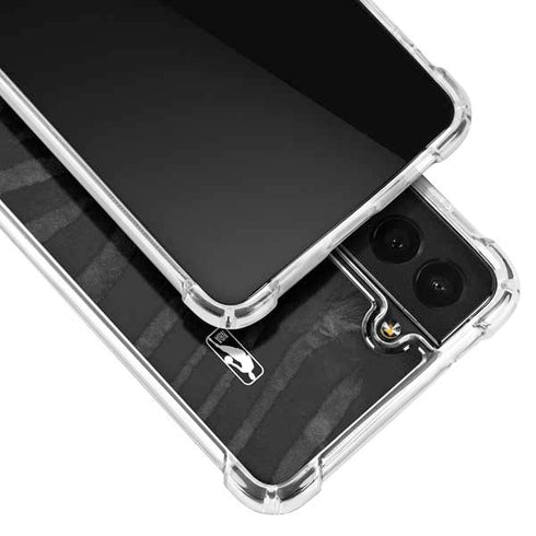 NBA Cleveland Cavaliers Black Animal Print Galaxy S21 FE Clear Case