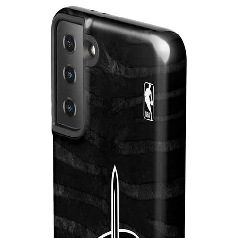 NBA Cleveland Cavaliers Black Animal Print Galaxy S21 Plus 5G Pro Case