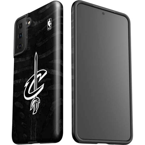 NBA Cleveland Cavaliers Black Animal Print Galaxy S21 Plus 5G Pro Case