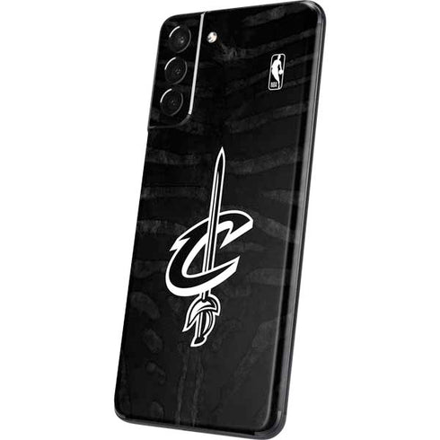 NBA Cleveland Cavaliers Black Animal Print Galaxy S21 Plus 5G Skin