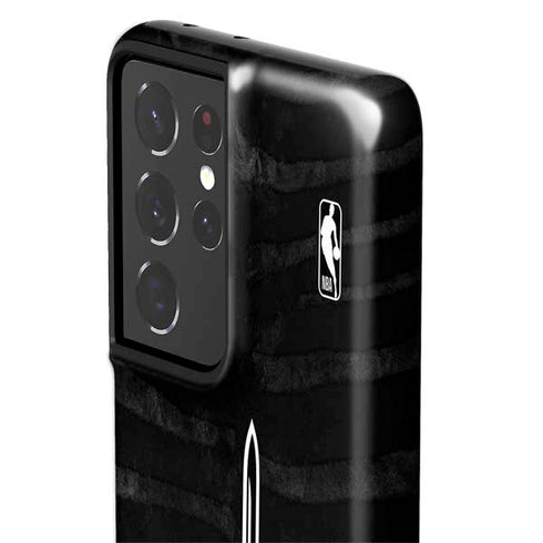 NBA Cleveland Cavaliers Black Animal Print Galaxy S21 Ultra 5G Pro Case
