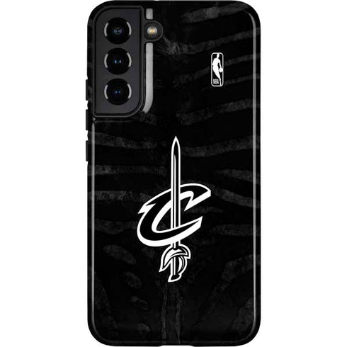 NBA Cleveland Cavaliers Black Animal Print Galaxy S22 Plus Pro Case