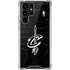 NBA Cleveland Cavaliers Black Animal Print Galaxy S22 Ultra Clear Case