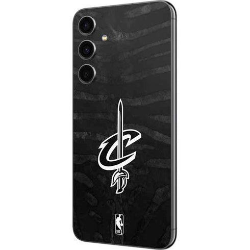 NBA Cleveland Cavaliers Black Animal Print Galaxy S23 FE Skin