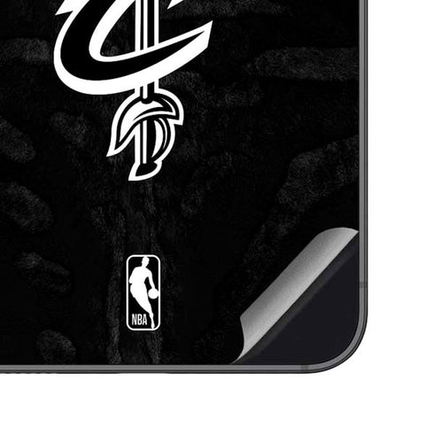 NBA Cleveland Cavaliers Black Animal Print Galaxy S23 FE Skin