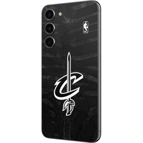 NBA Cleveland Cavaliers Black Animal Print Galaxy S23 Plus Skin