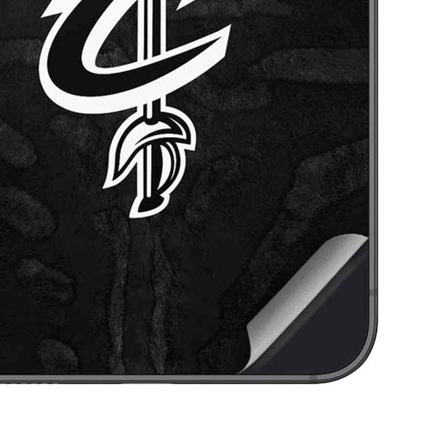 NBA Cleveland Cavaliers Black Animal Print Galaxy S23 Skin